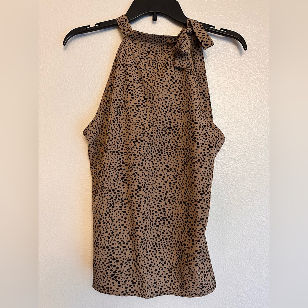 Printed halter style top